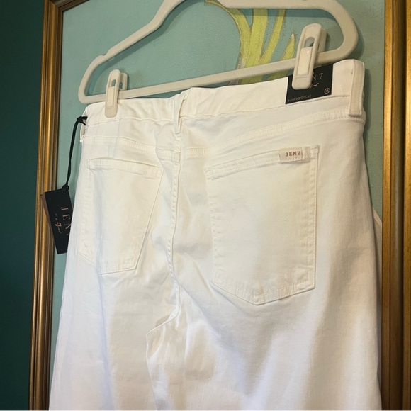 Jen7 & Seven For All Mankind White Slim Bootcut Sculpting Jeans Sz 14 - Picture 6 of 9